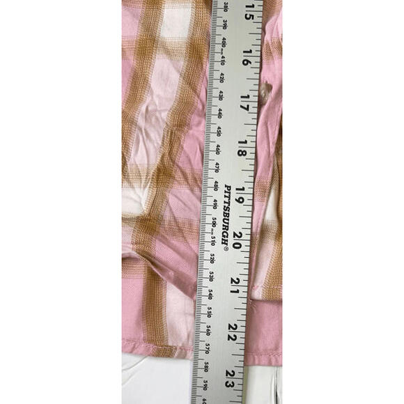 Thereabouts Little & Big Girls Long Sleeve Flannel Shirt Pink L 14.5-16.5P Plus - Picture 10 of 13